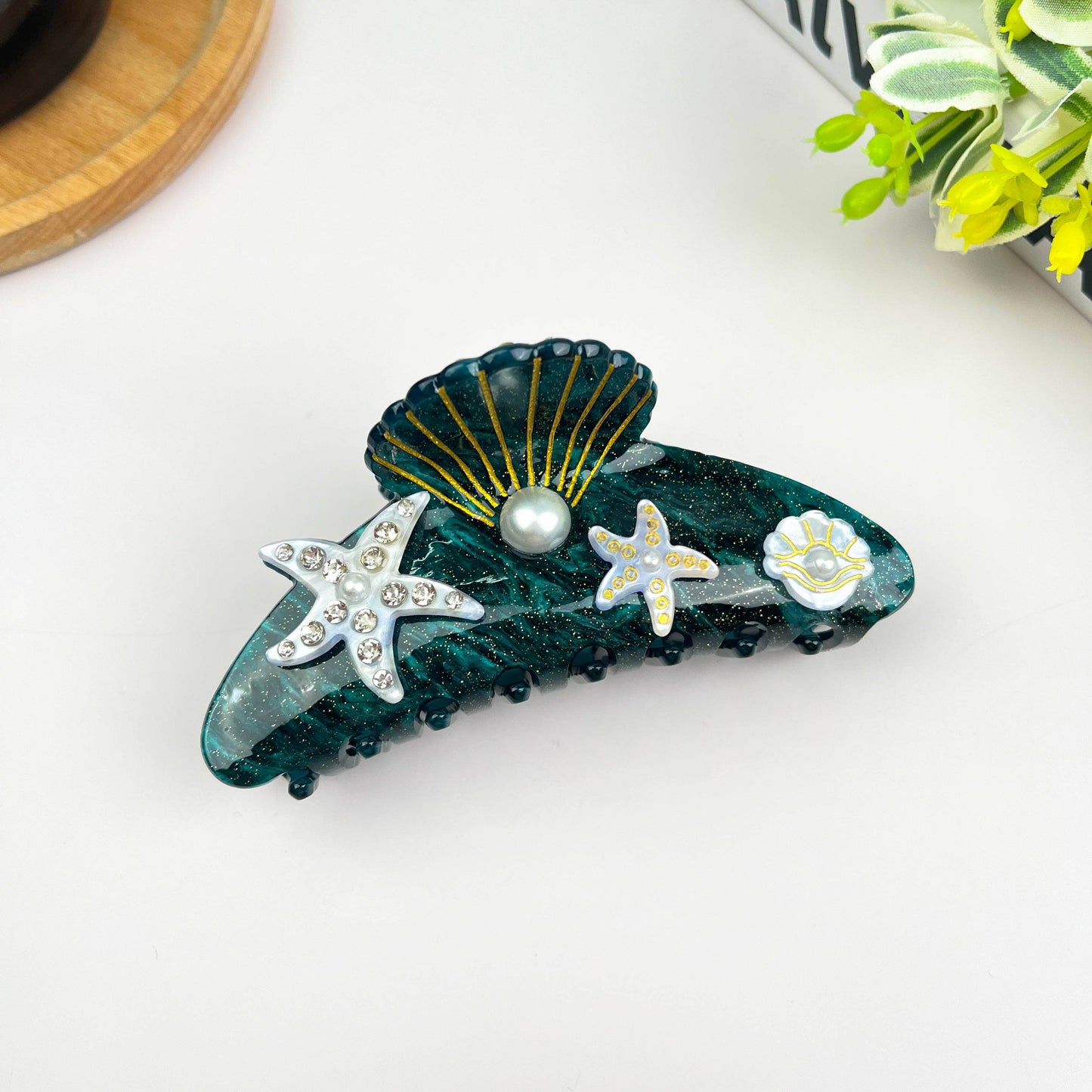 4.1'' Starfish Claw Clip,Undersea World Series Hair Clip