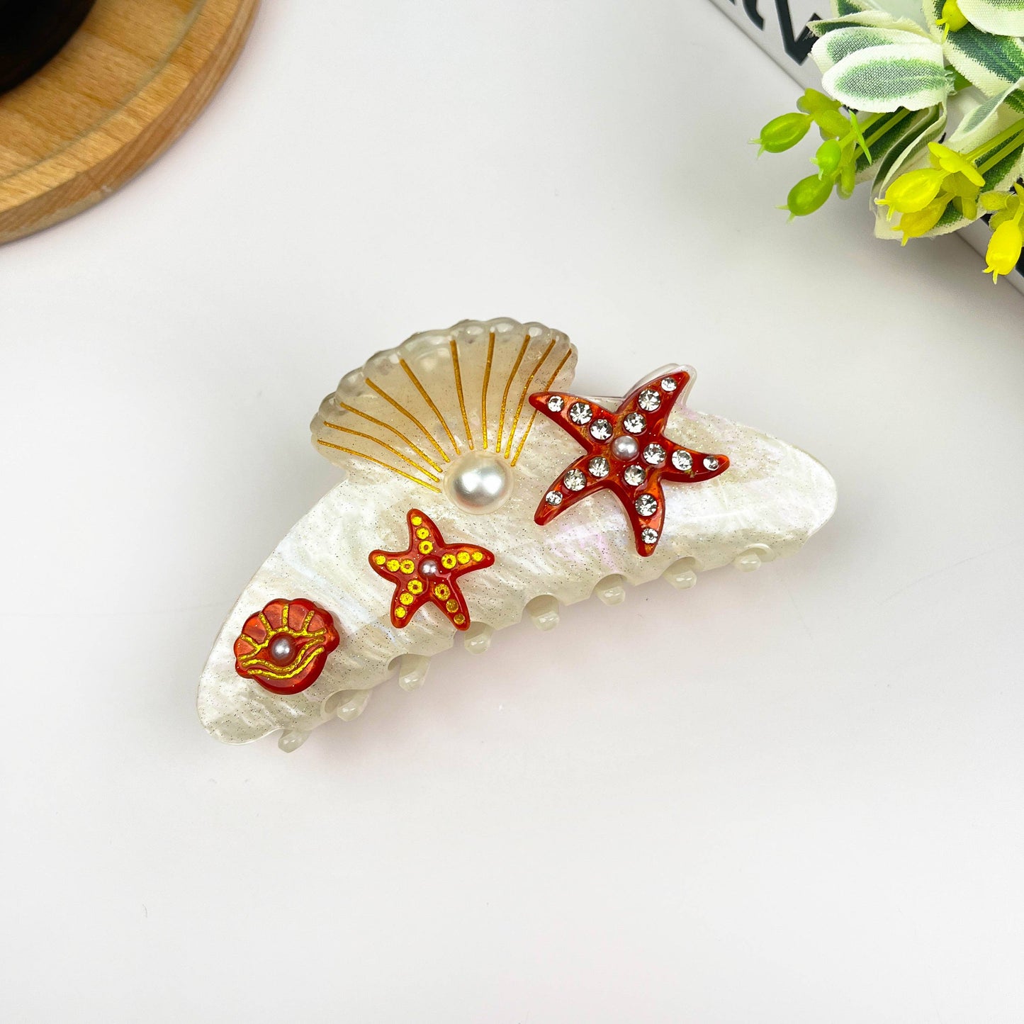 4.1'' Starfish Claw Clip,Undersea World Series Hair Clip