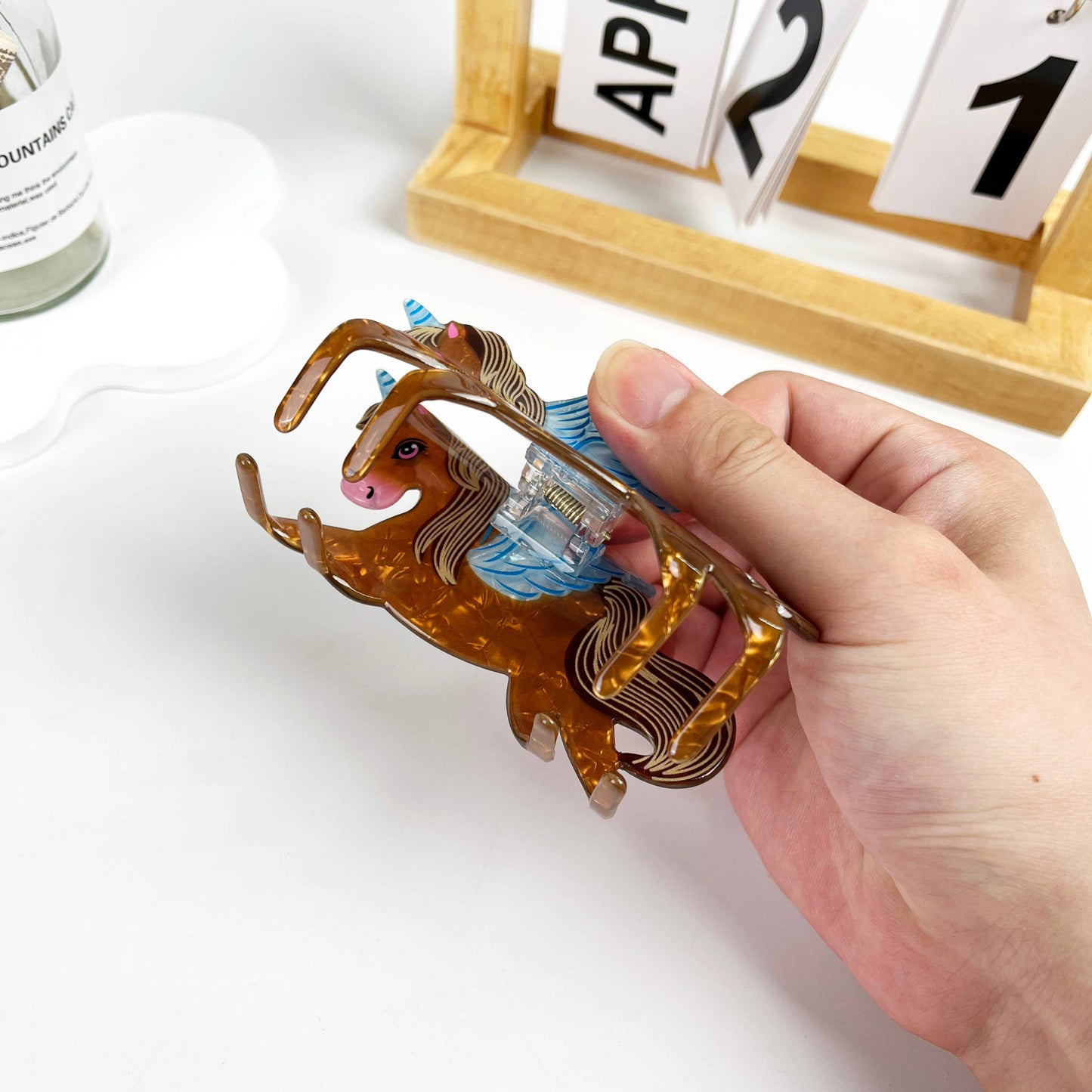 Lovely Unicorn Hair Claw Clip