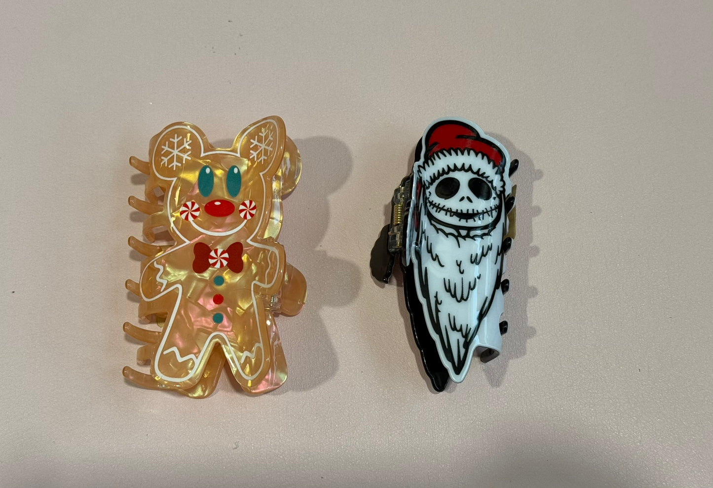 Ginger Bear and Skellington Claw Clips