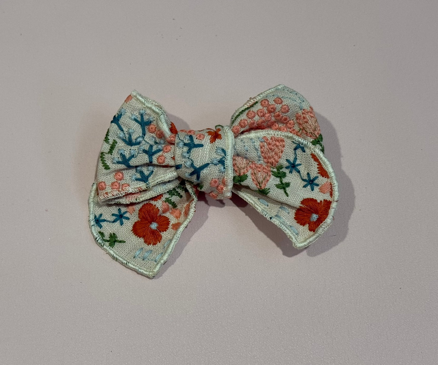 Floral Knit Bows