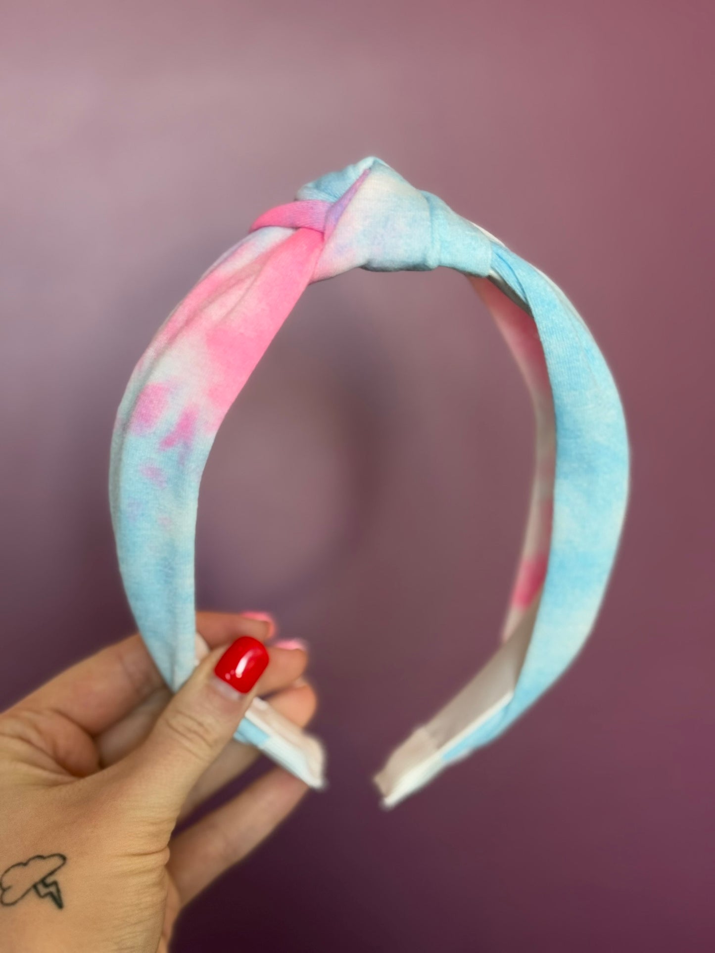 Tie Dye Knotted and Knotted Bow Headbands