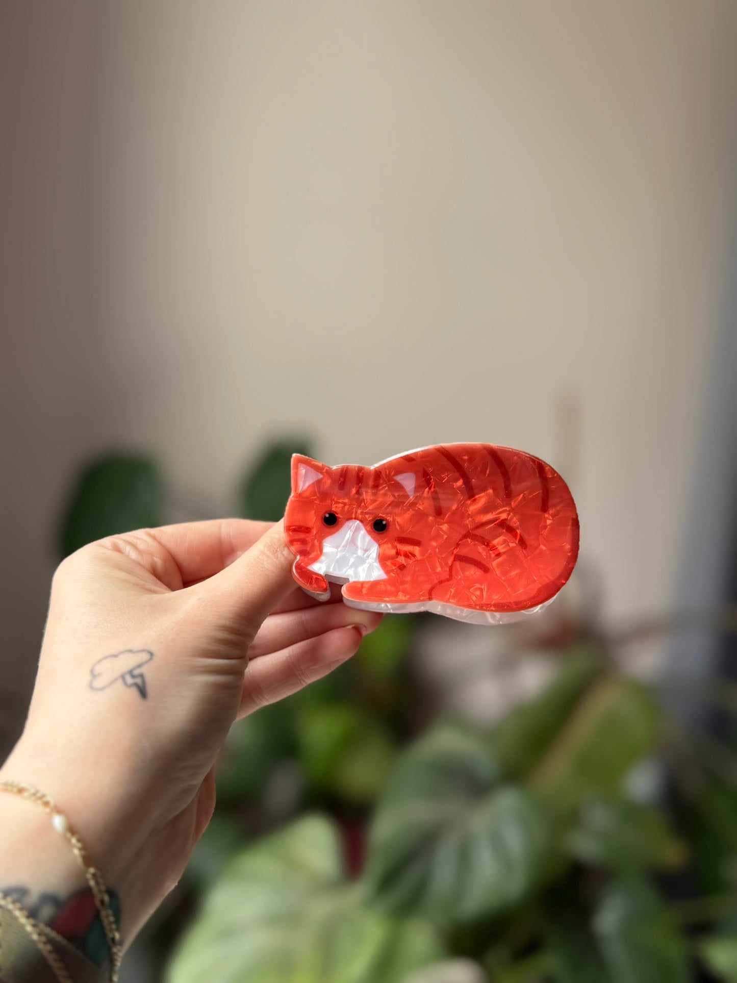 Shimmer Lap Cat Claw Clips
