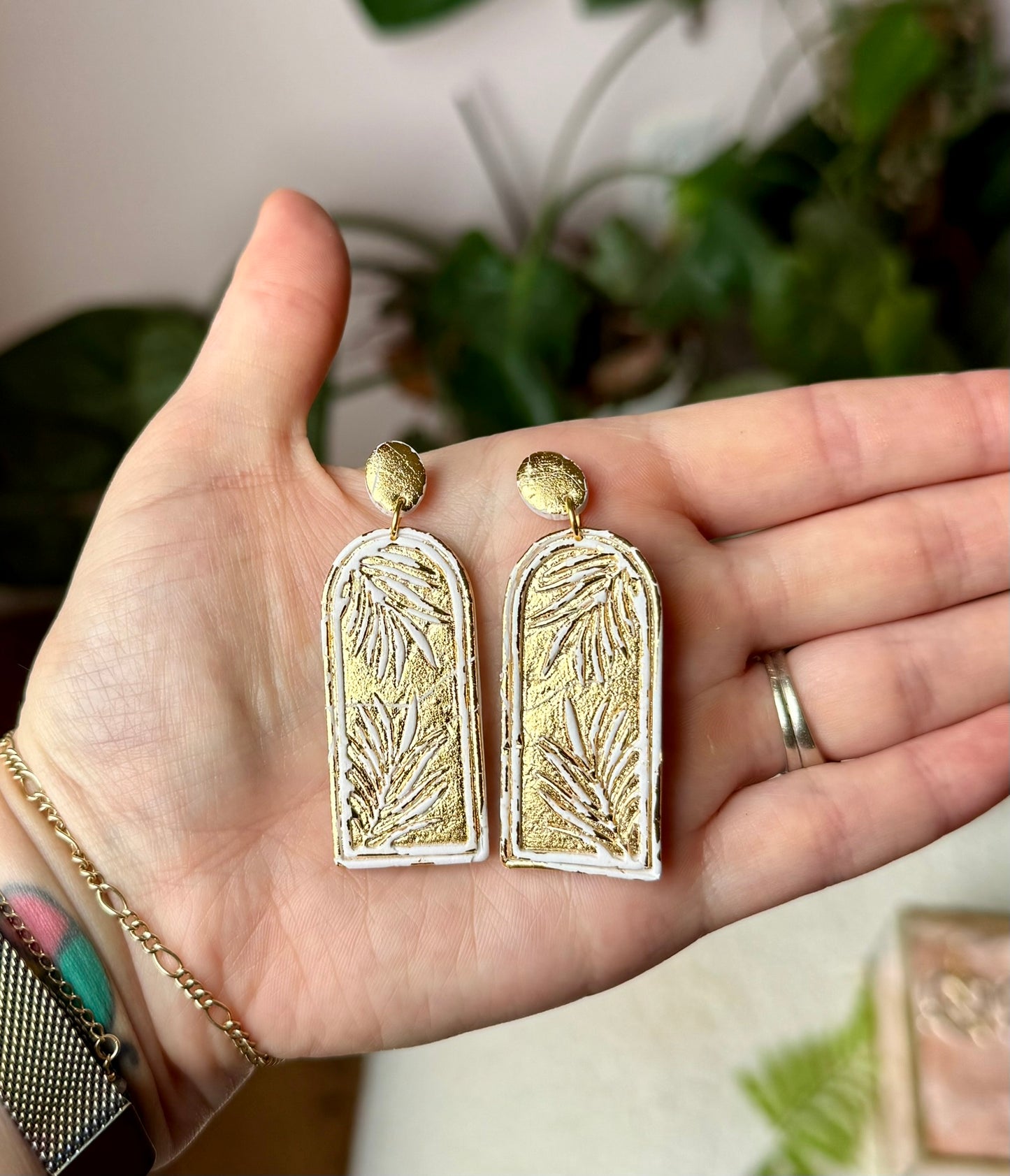 Rustic Gold Dangles