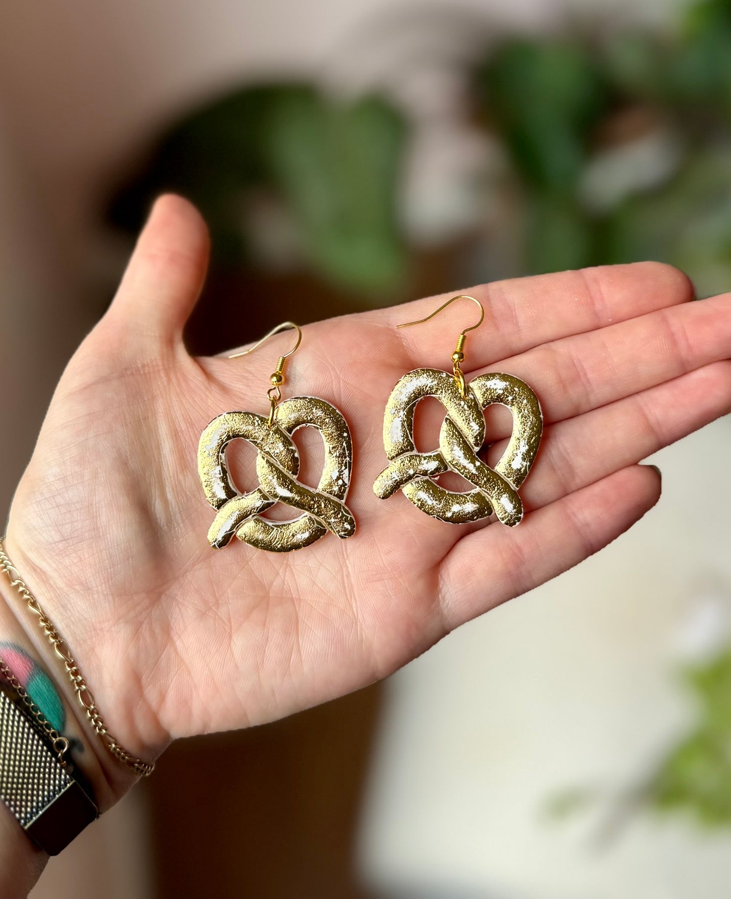 Rustic Gold Dangles