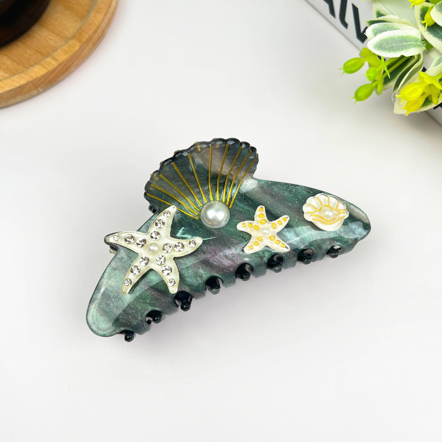4.1'' Starfish Claw Clip,Undersea World Series Hair Clip