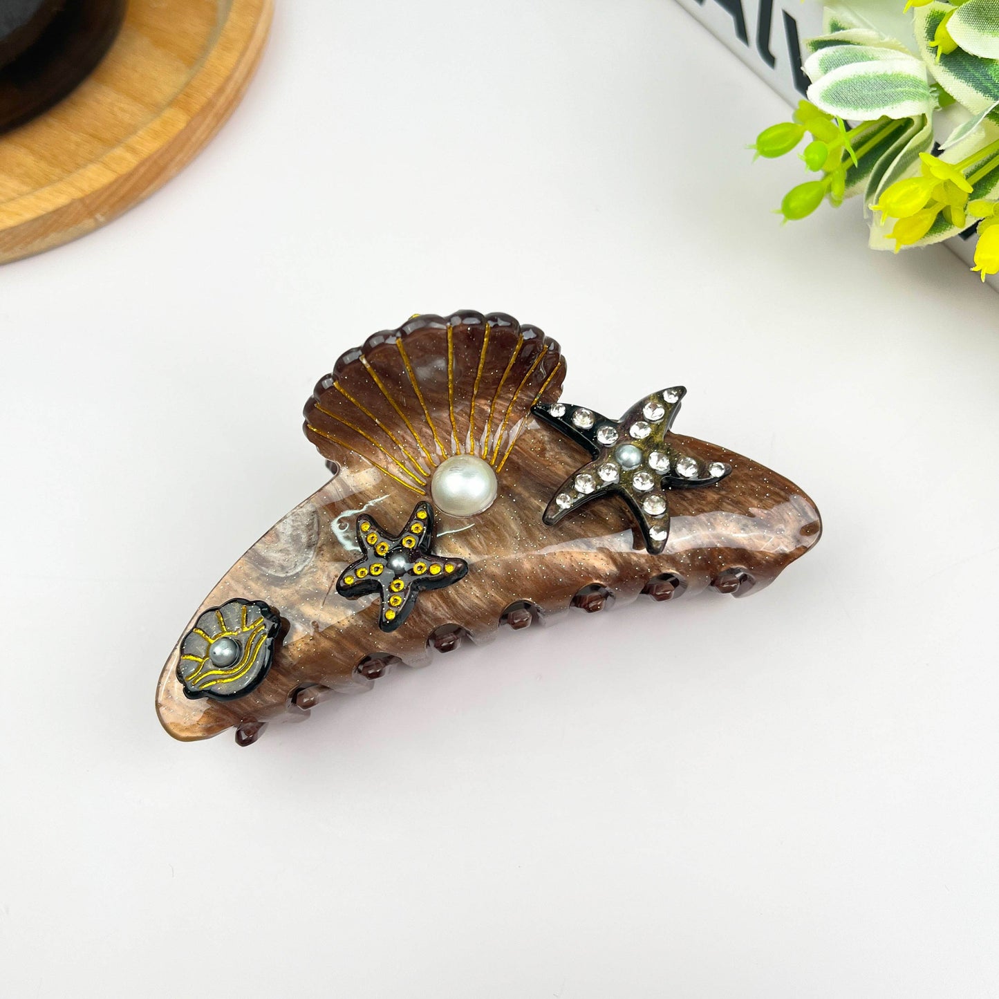 4.1'' Starfish Claw Clip,Undersea World Series Hair Clip
