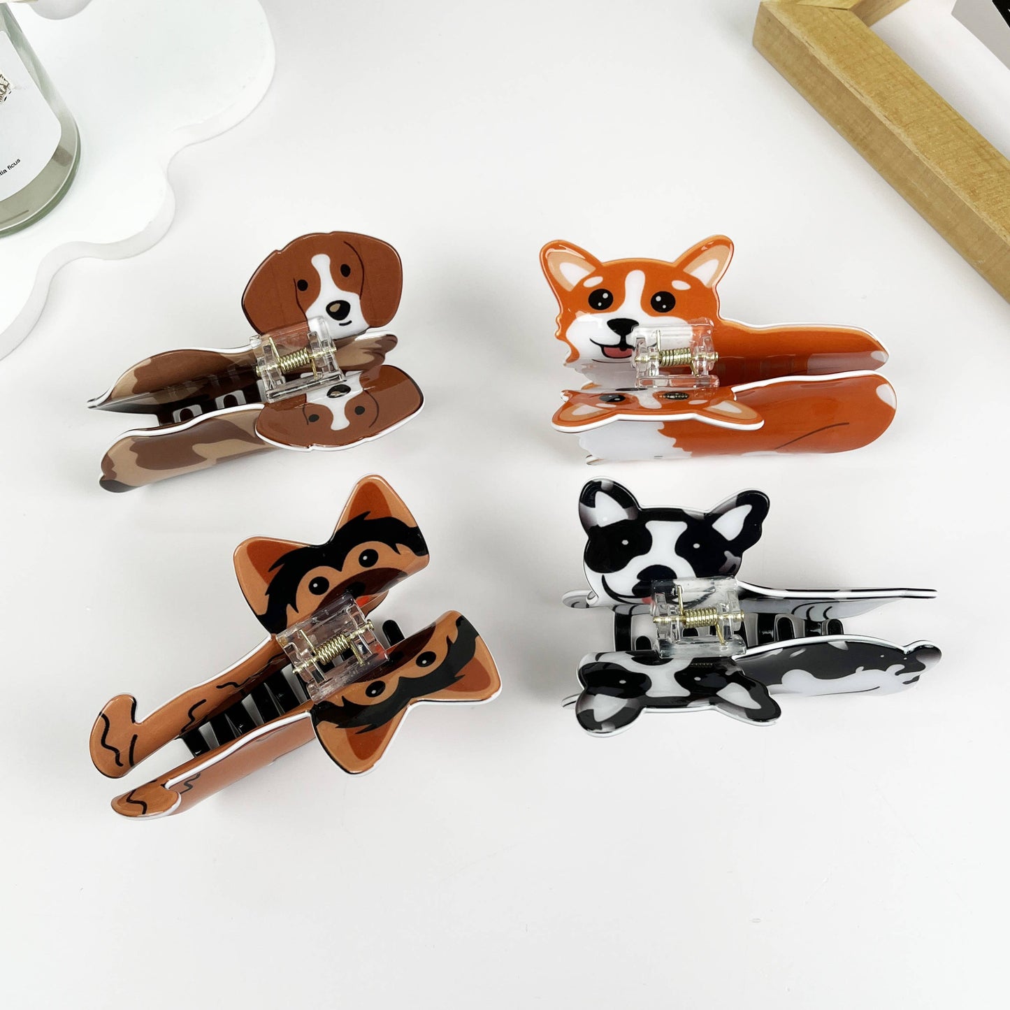 Dog Animal Hair Claw Clip