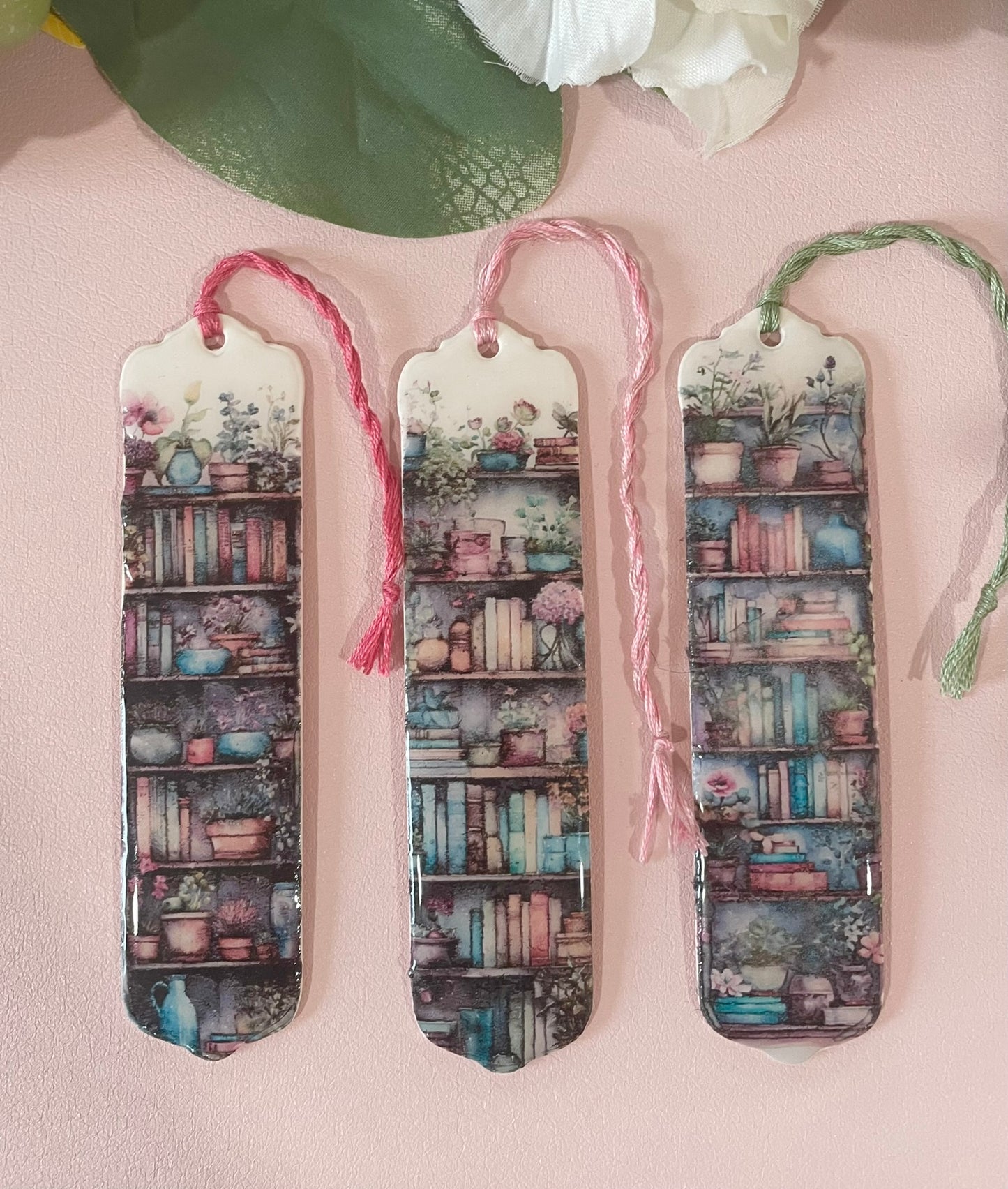 Cottage Shelf Bookmarks