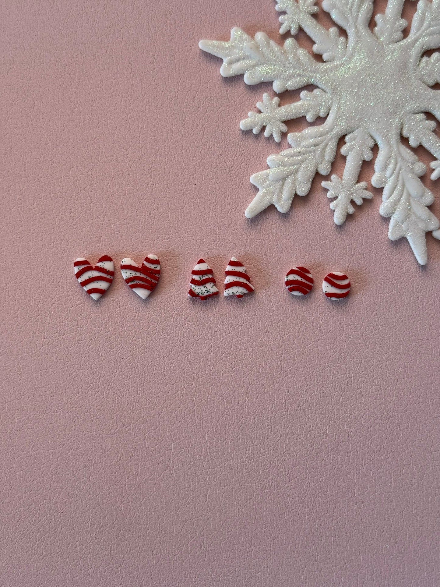 Christmas Cake Studs