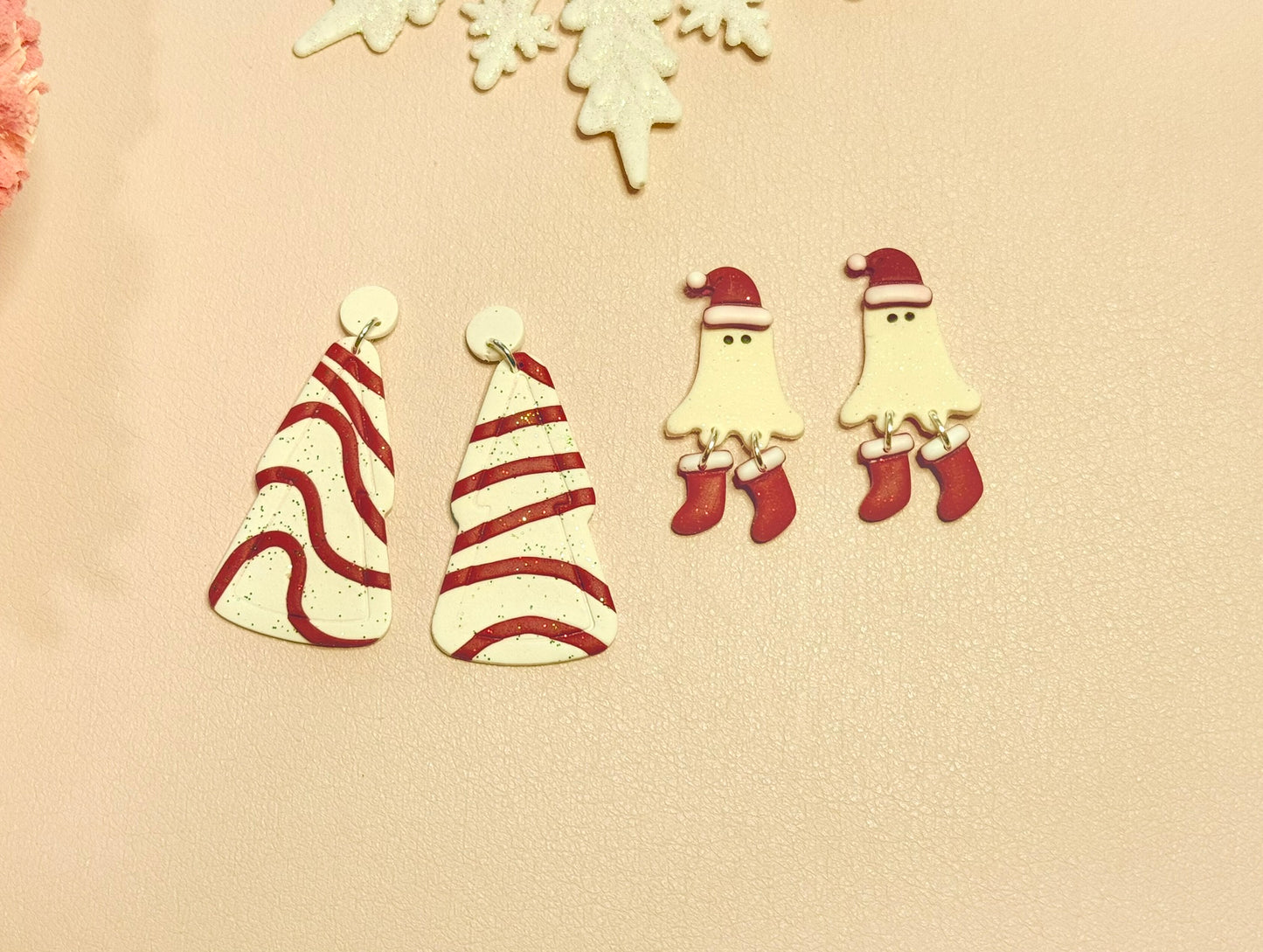 Christmas Tree Cakes and Santa Ghosts