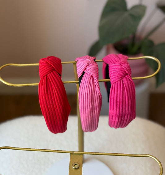 Ribbed Knotted Headbands