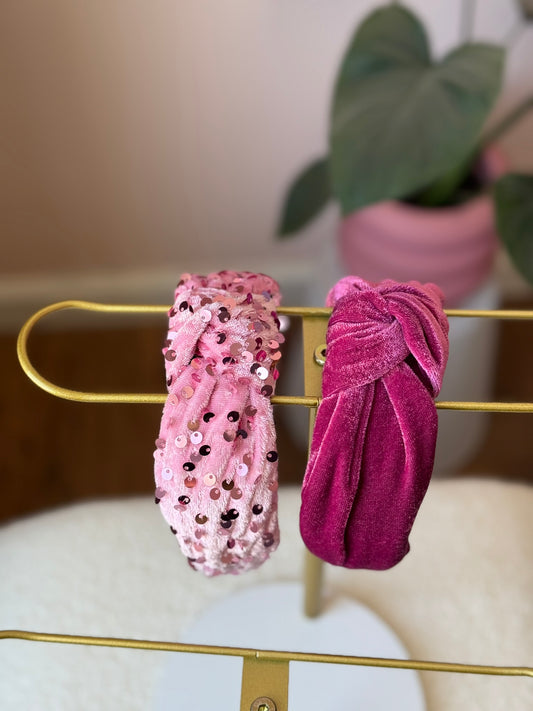 Velvet Knotted Headbands