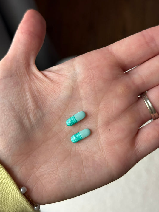 Teal Happy Pills