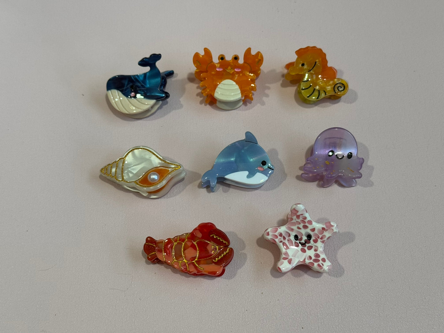 Sea Animal Claw Clips