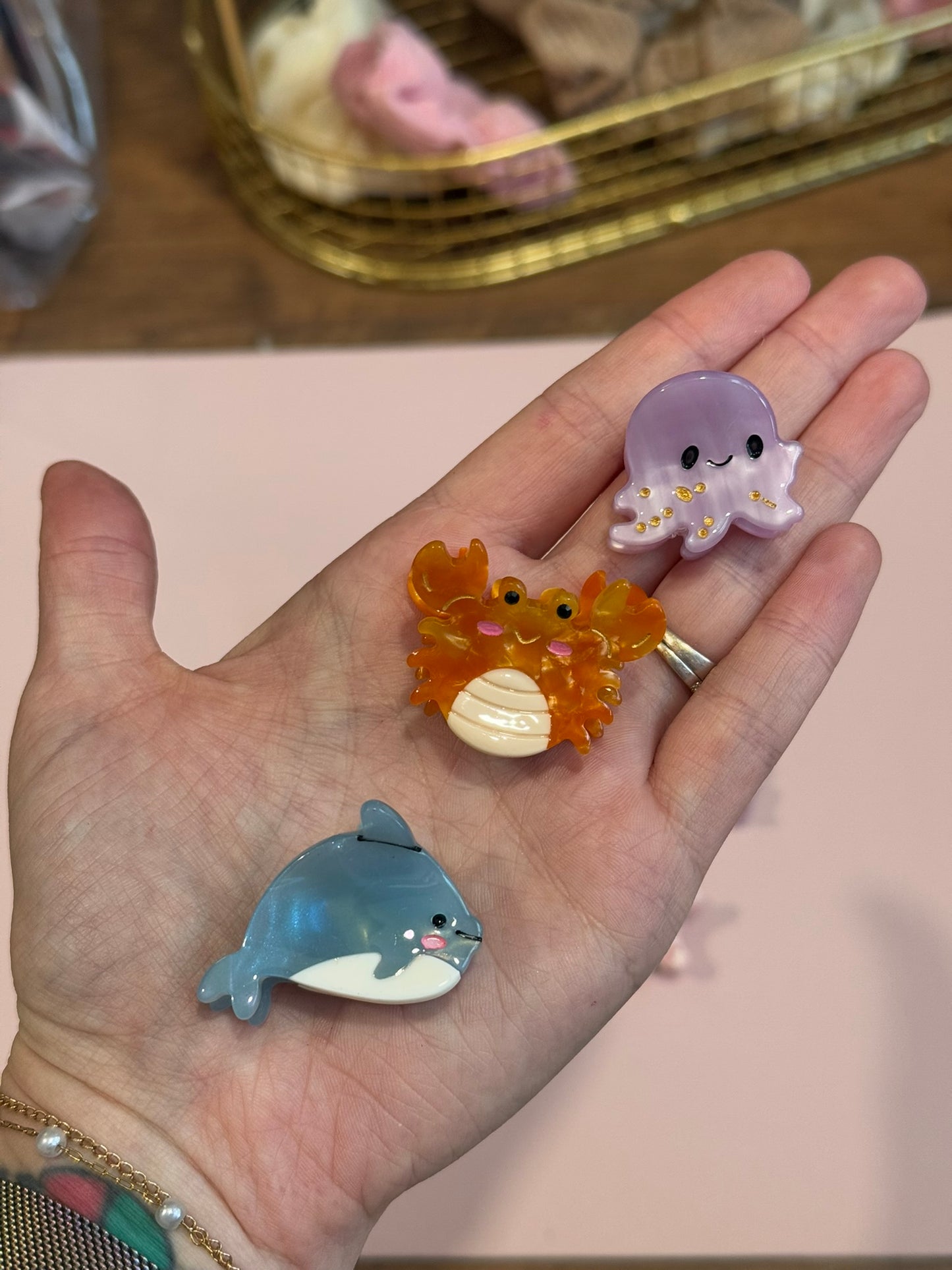 Sea Animal Claw Clips