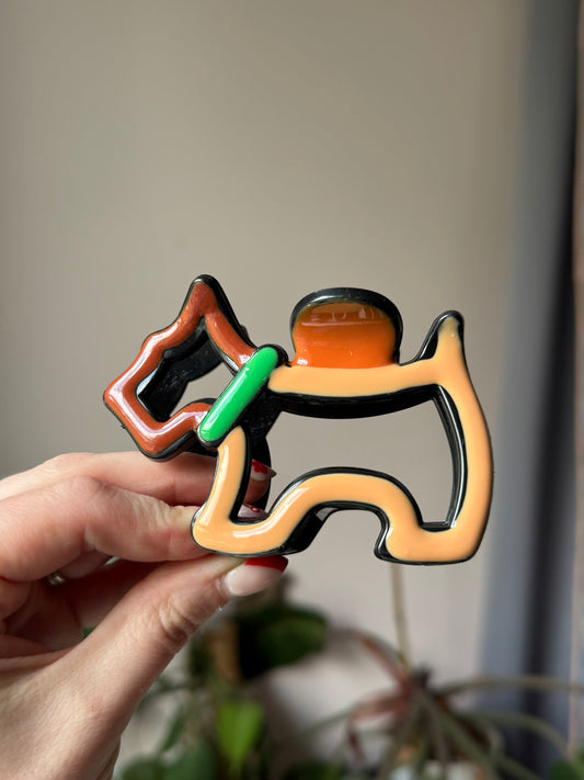 Scottie Dog Claw Clips