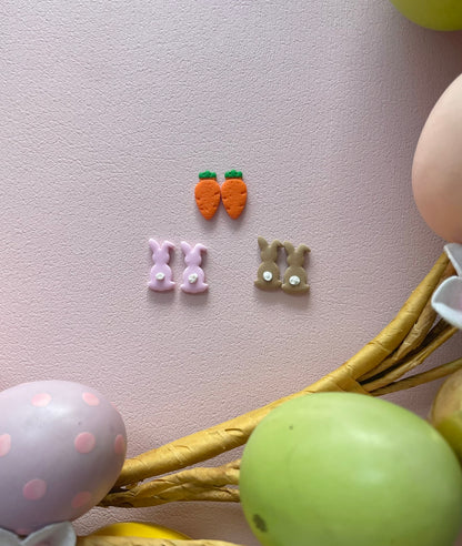 Easter Bunny Studs