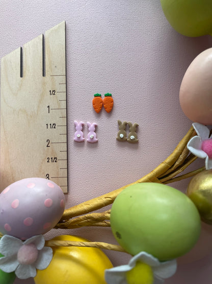 Easter Bunny Studs