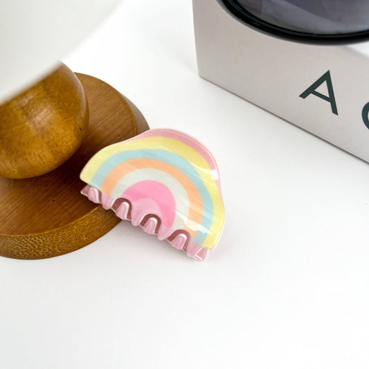 Small Rainbow Hair Clip